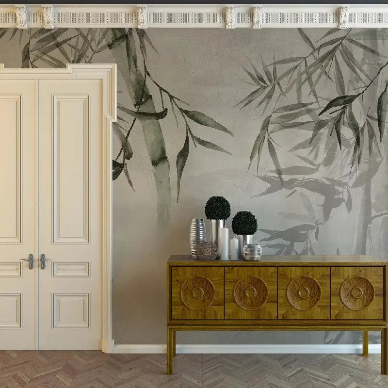 Bamboo Evergreen Wallpaper Vladila