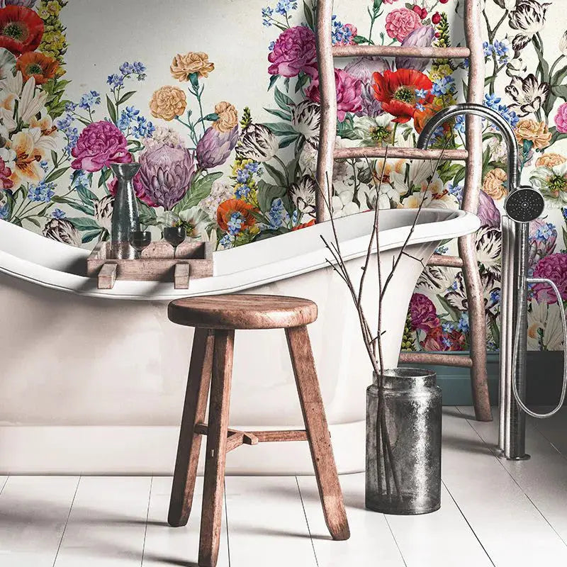 Spring Mural (Cream) Wallpaper Vladila