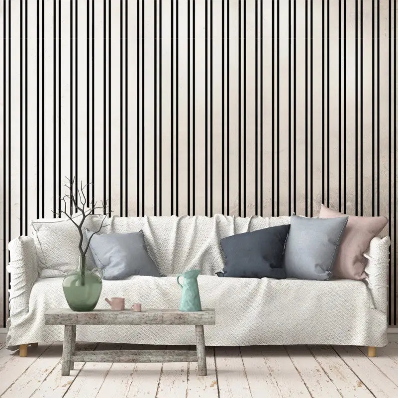 Black and White Stripes Wallpaper Vladila
