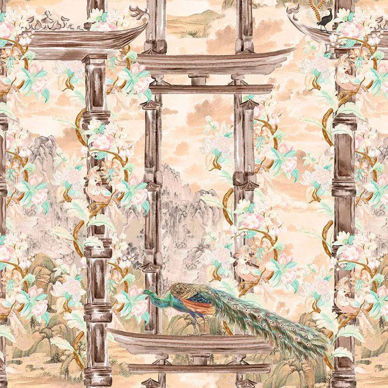 Torri Cream Lanscape Wallpaper Vladila