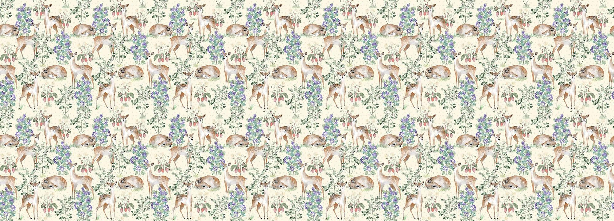 Anca's Fawn In Yellow Wallpaper Vladila