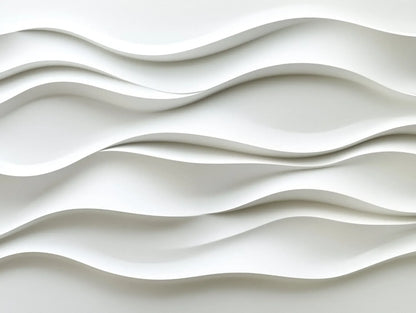 Serene Sculpted Waves - WallCreatives