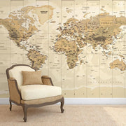 Classic Vintage Map Wallpaper Vladila