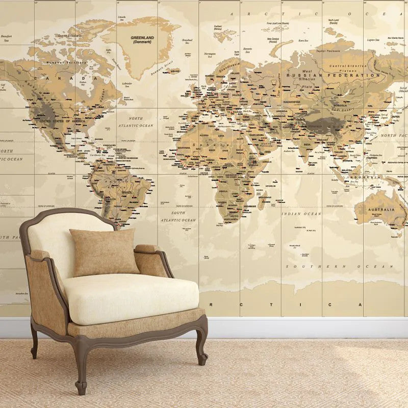 Classic Vintage Map Wallpaper Vladila