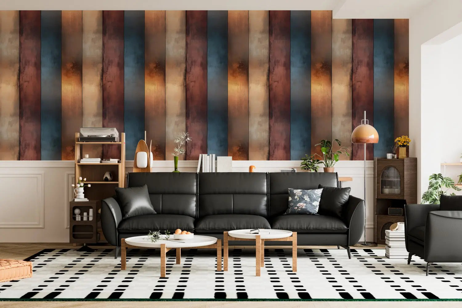 Urban Patina Metallic Panels WallCreatives
