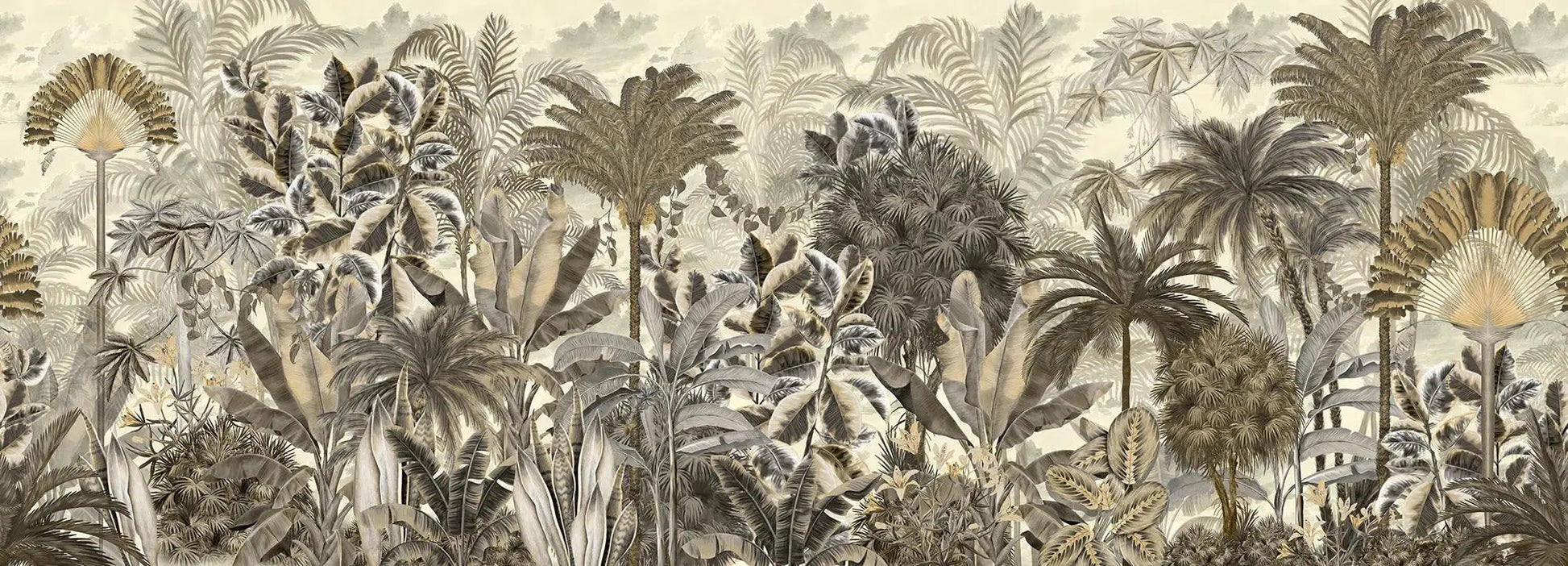 Gardenaria (sepia) Wallpaper Vladila