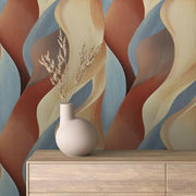 Terracotta Canyon Flow - WallCreatives