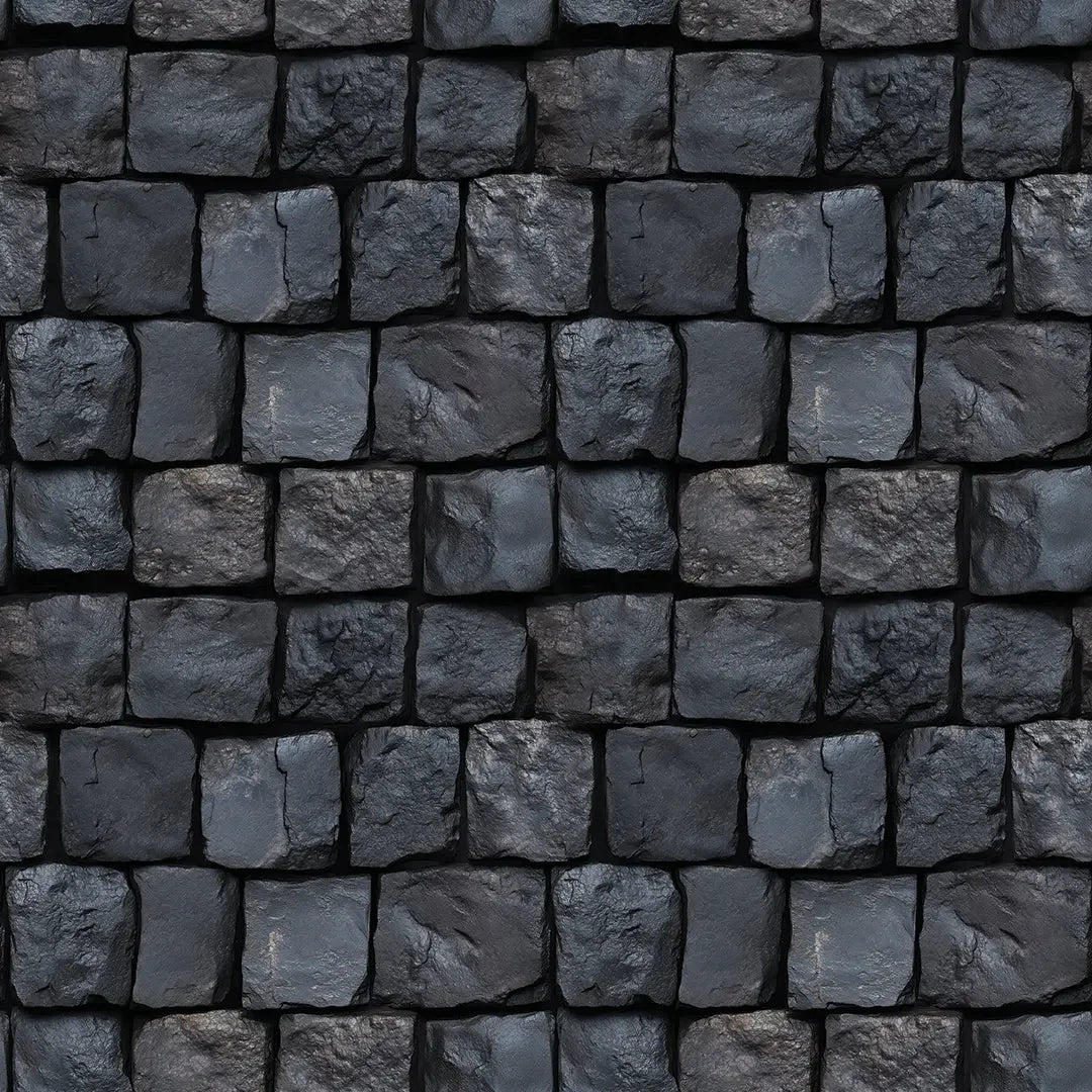 shadowed quarry stone wall - wallcreatives
