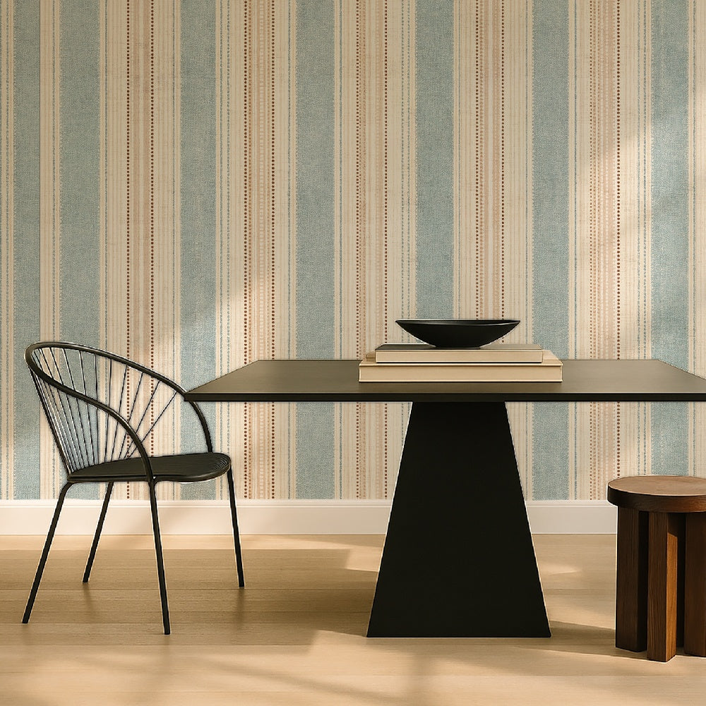 Oxford stripes carpet Sky Vladila