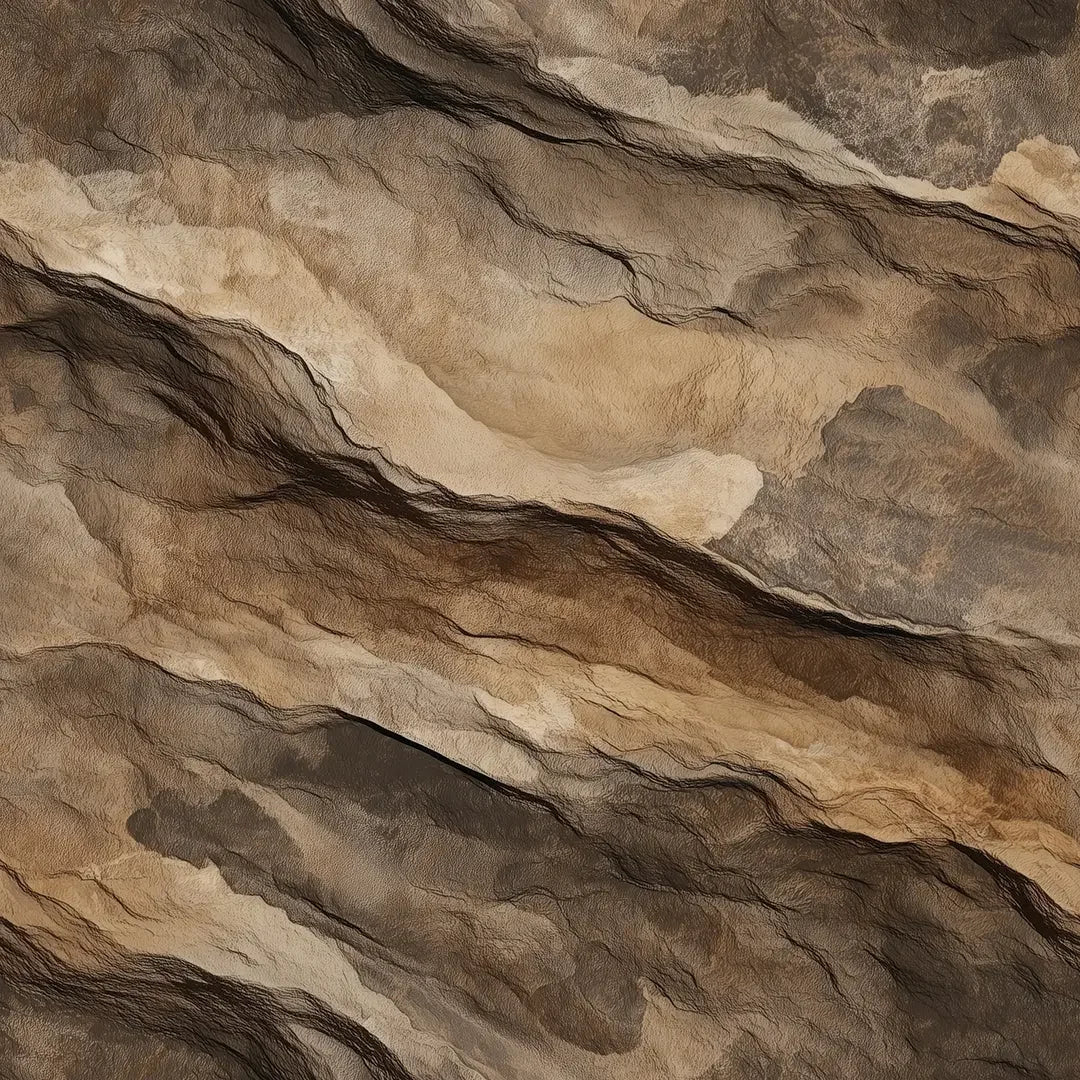 Terraced Earthstone Mural - WallCreatives