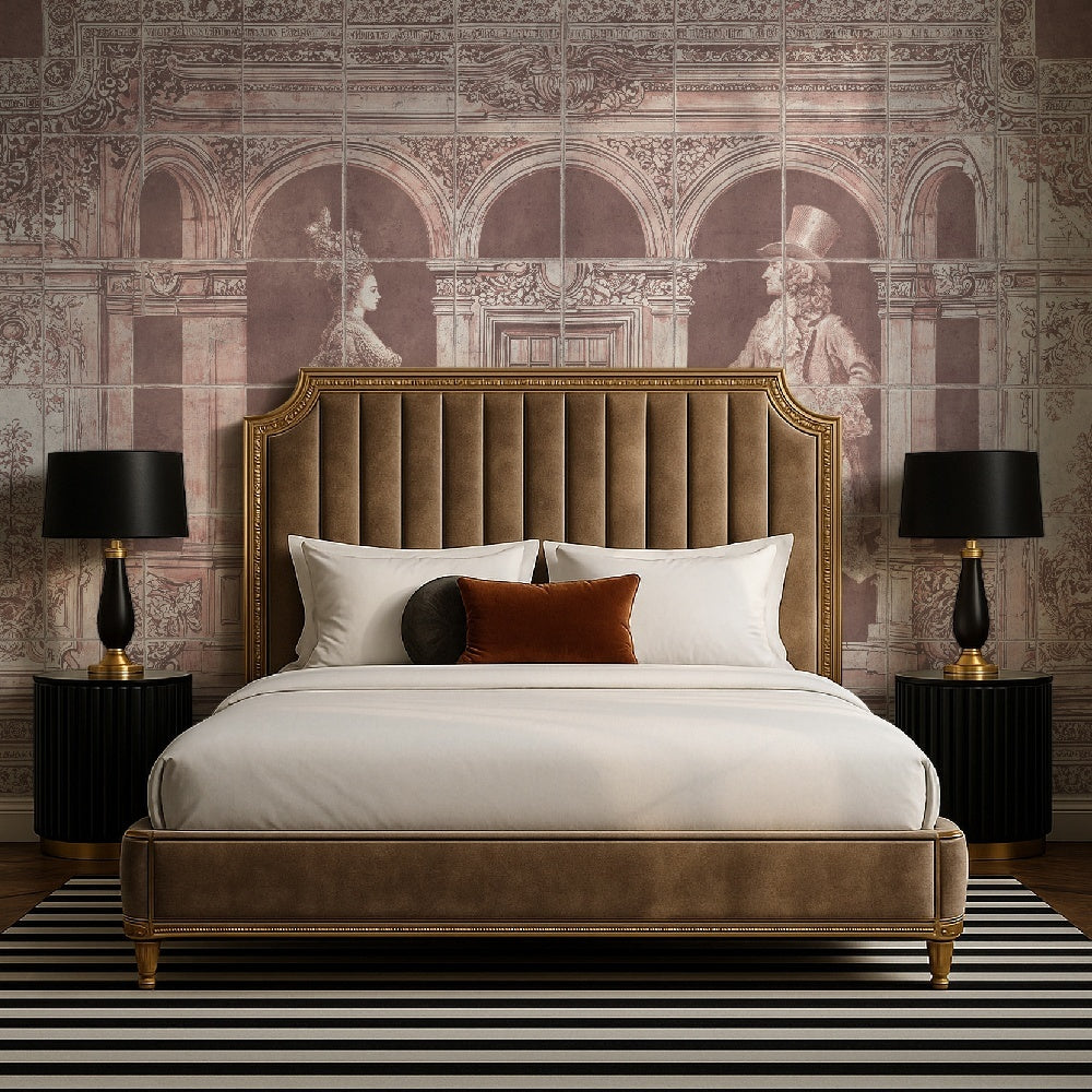 Tapet Palace Masquerade rose WallCreatives