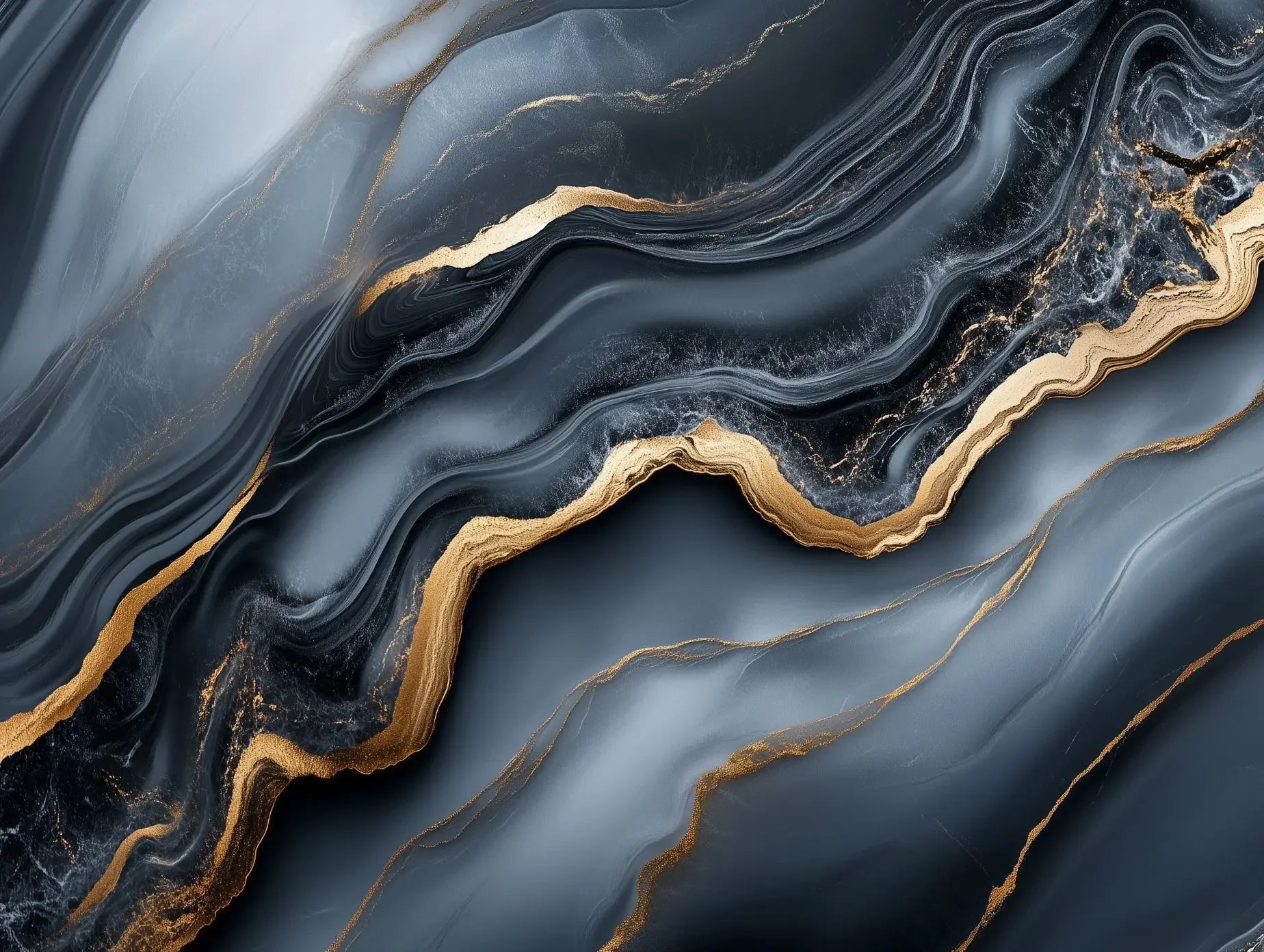 Ethereal Agate Flow - WallCreatives