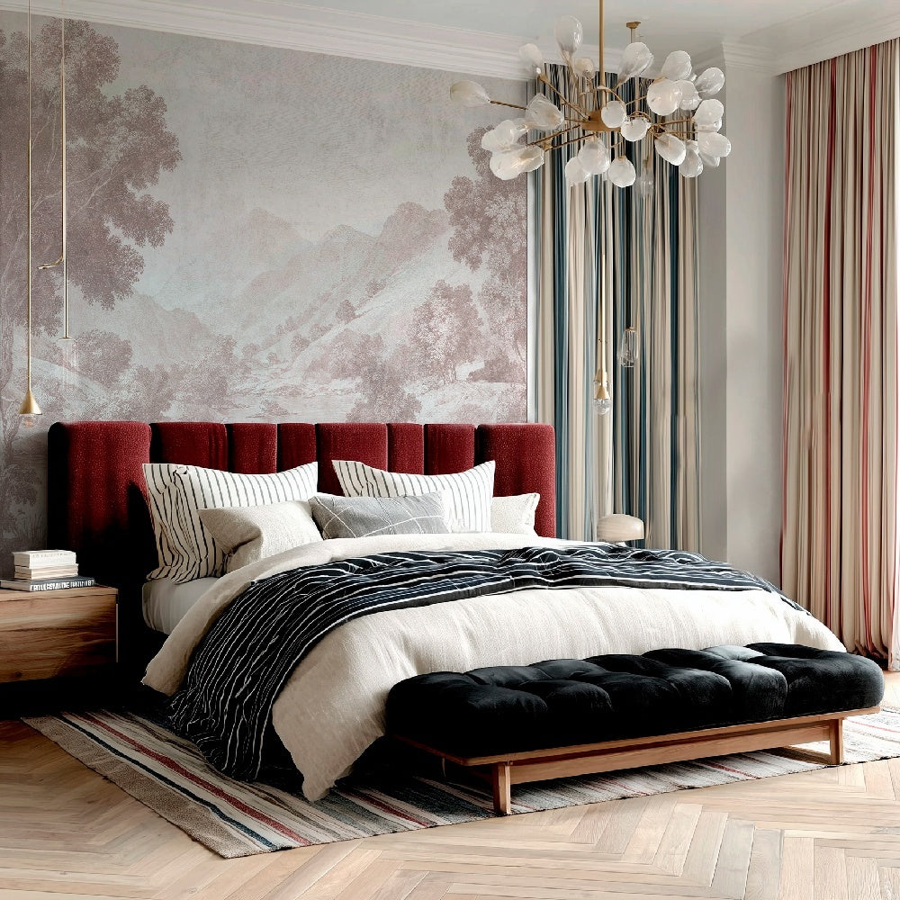 Tapet Ancestral Whispers rose WallCreatives