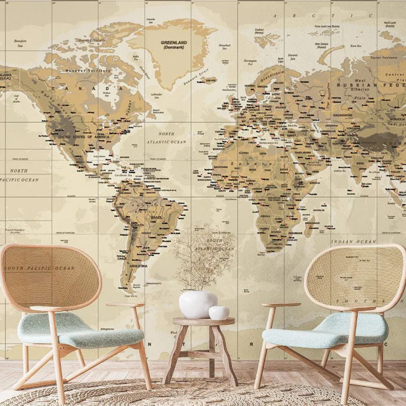 Classic Vintage Map Wallpaper Vladila