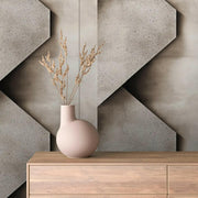 Architectural Concrete Forms Mural - WallCreatives