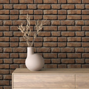 Vintage Urban Loft Brick Wallpaper - WallCreatives