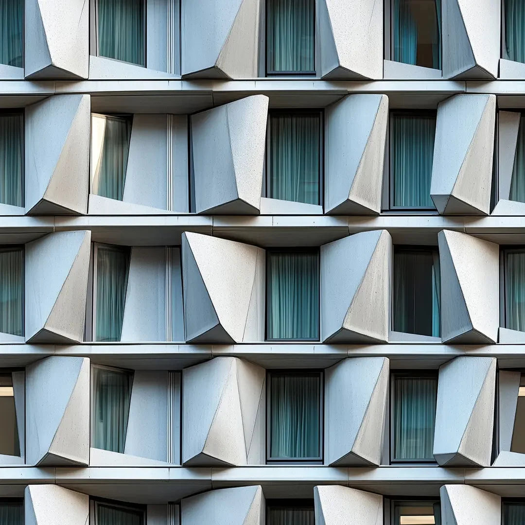 angular concrete edifice - wallcreatives