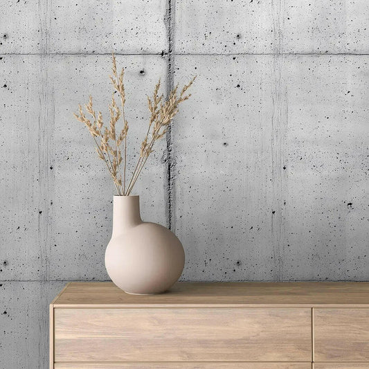 Brutalist Concrete Panel Wall - WallCreatives