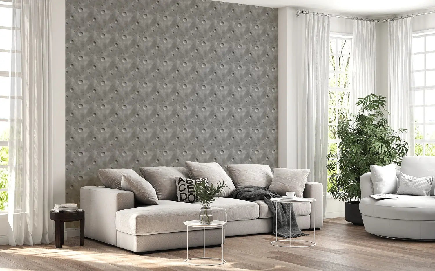 Tranquility Moonscape Wallpaper WallCreatives