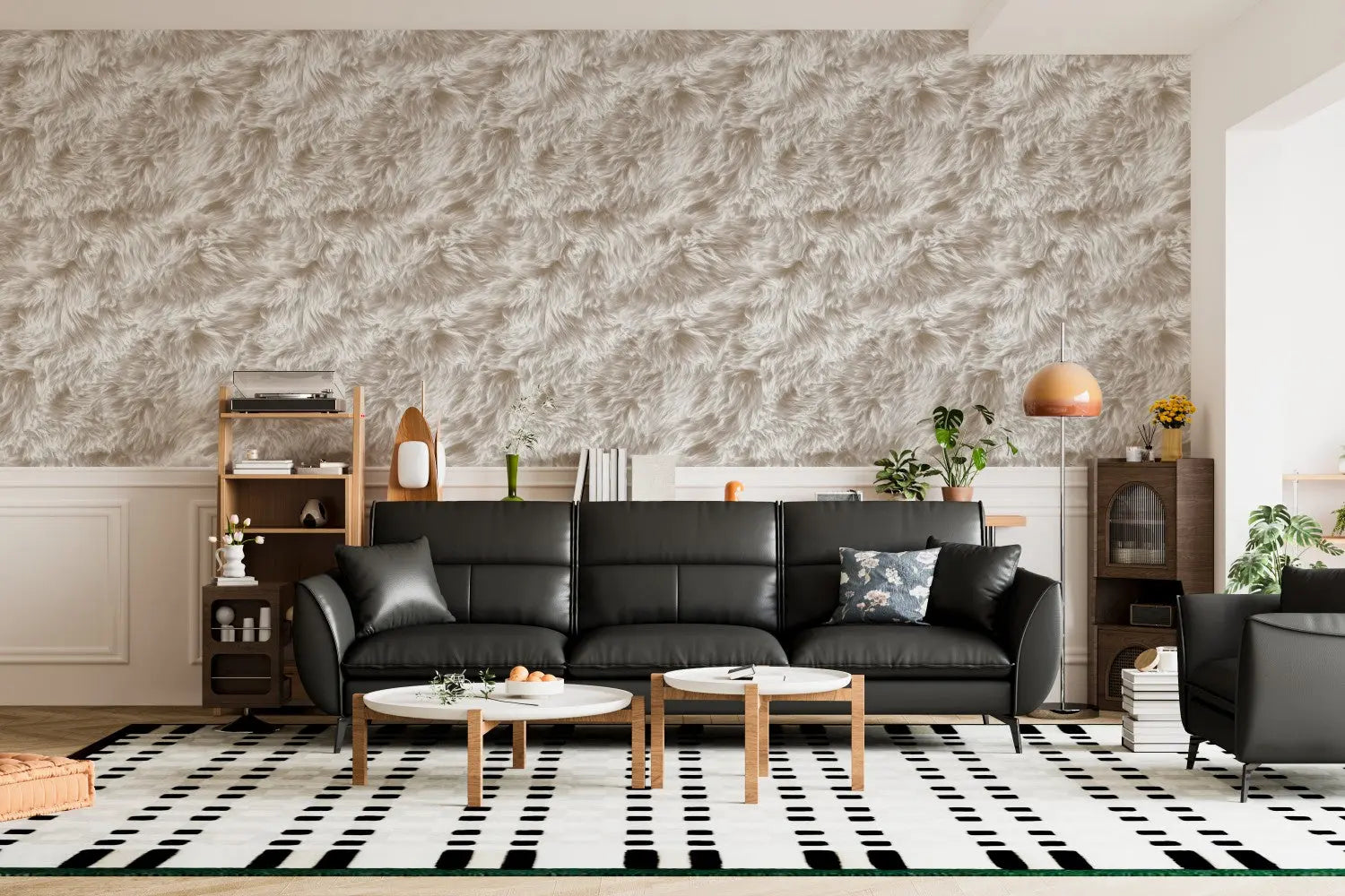 Plush Cashmere Cloudscape WallCreatives