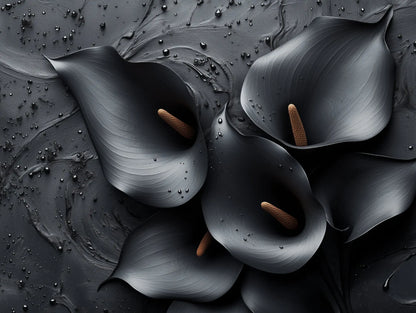 Noir Garden at Dusk - WallCreatives