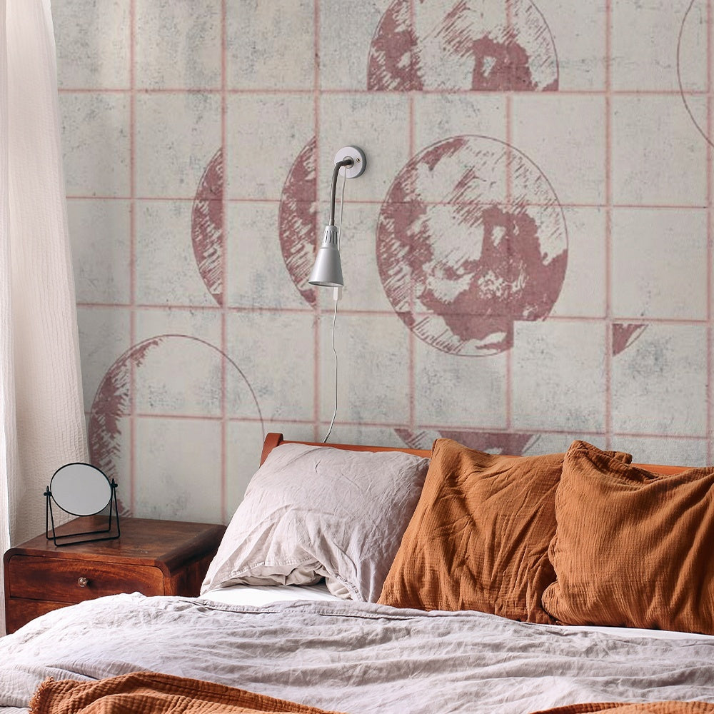 Tapet Lunar Reverie Rose WallCreatives