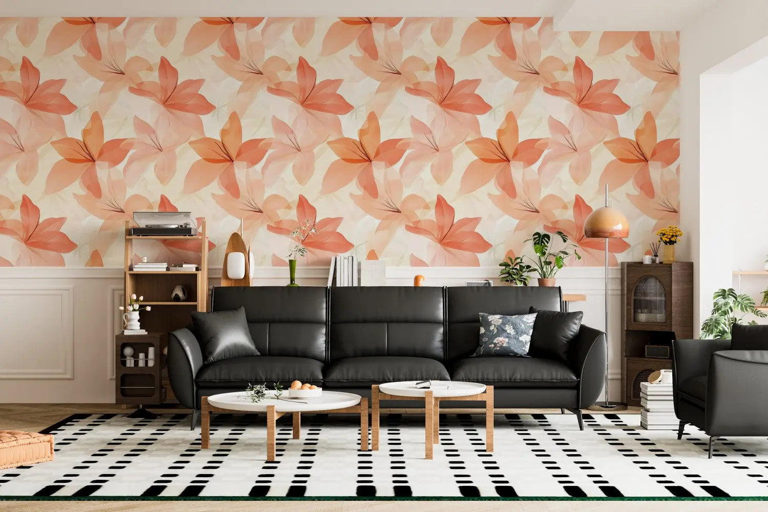 Sun-Kissed Lily Haze WallCreatives