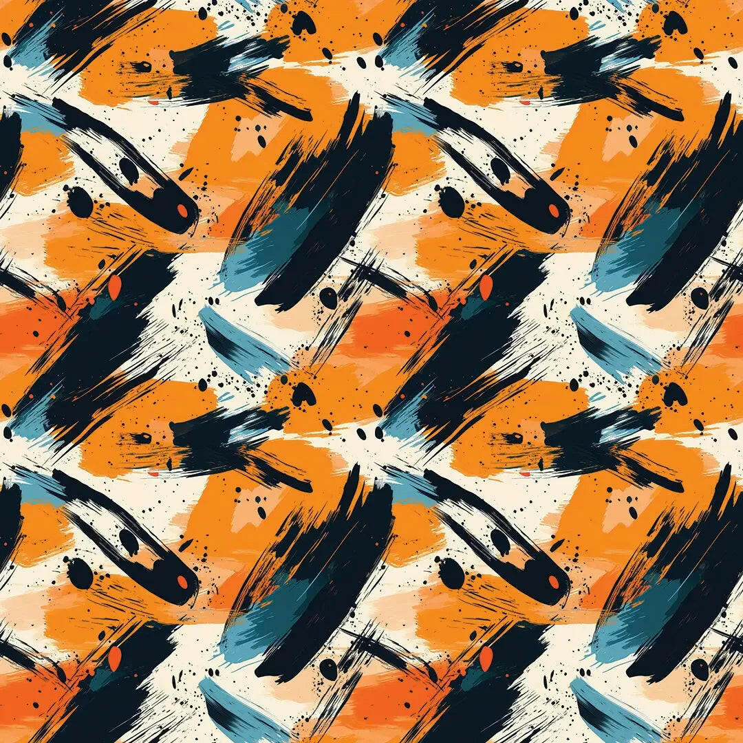 Kinetic Energy Abstract Mural - WallCreatives