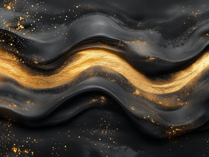 Gilded River at Midnight