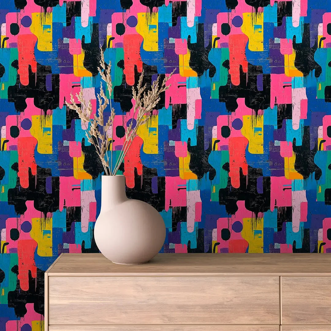urban pop canvas wallpaper - wallcreatives
