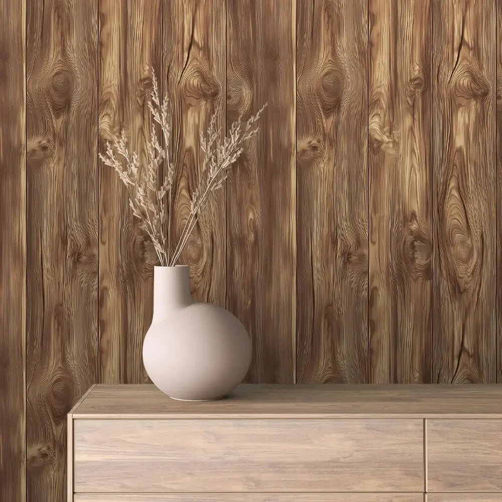 Timber Lodge Retreat Wallpaper - WallCreatives