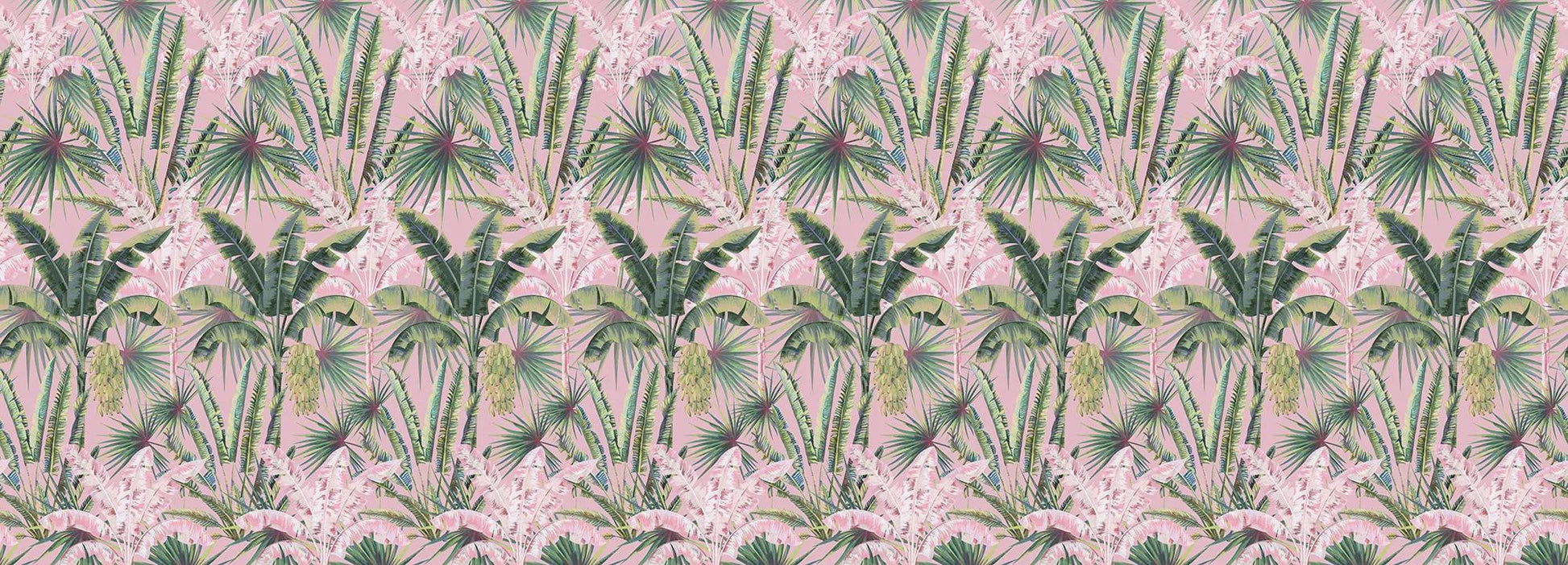 Blush Groove in pink jungle Wallpaper Vladila