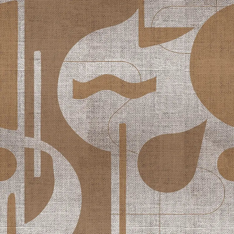 Contours in Bold (cream) Wallpaper Vladila
