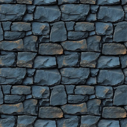 Midnight Quarry Slate Wall - WallCreatives