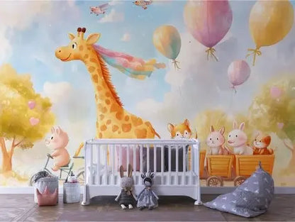 Whimsical Animal Parade Adventure - WallCreatives