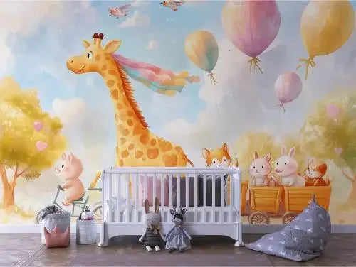 Whimsical Animal Parade Adventure - WallCreatives
