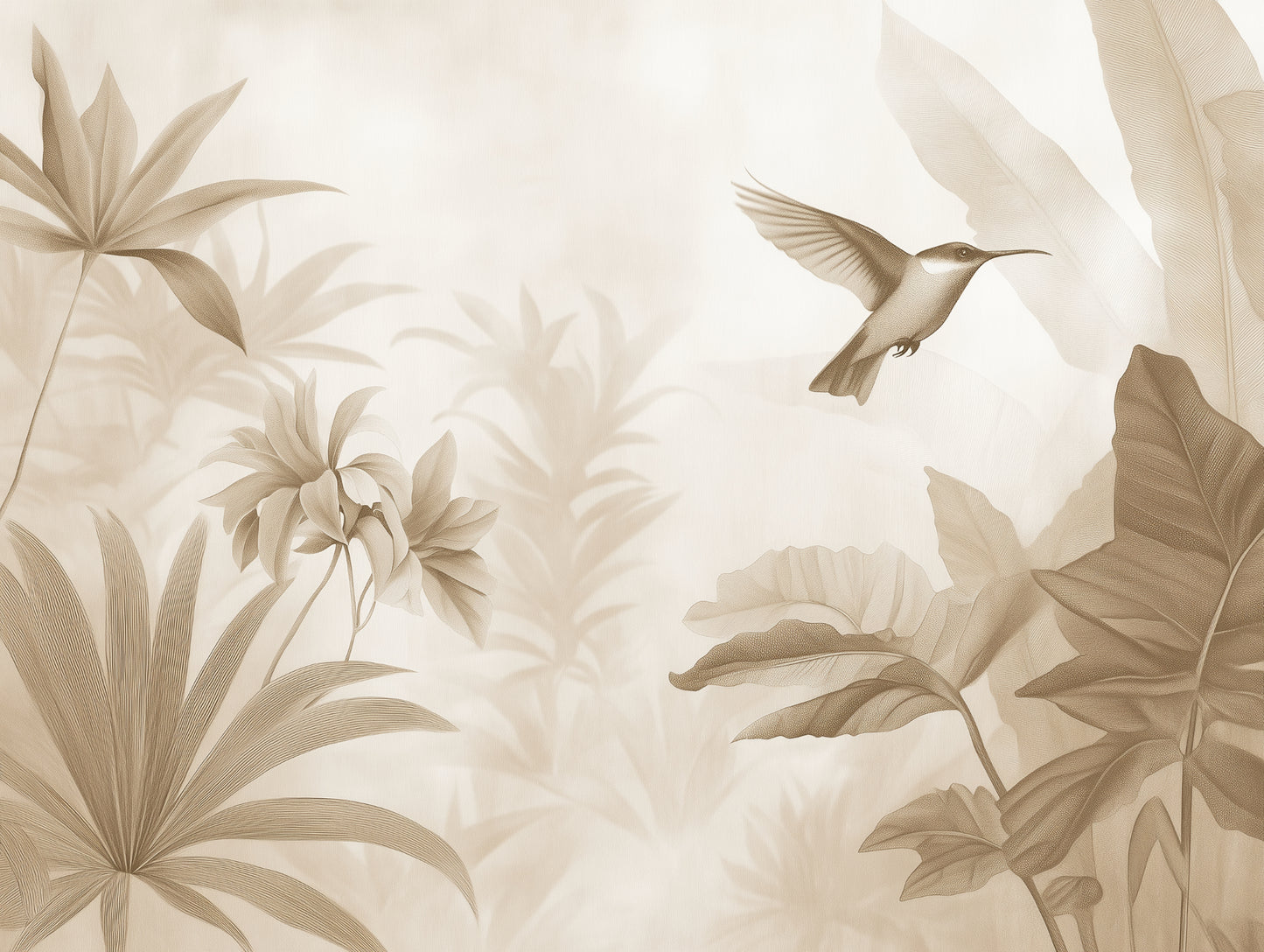 sepia hummingbird serenade