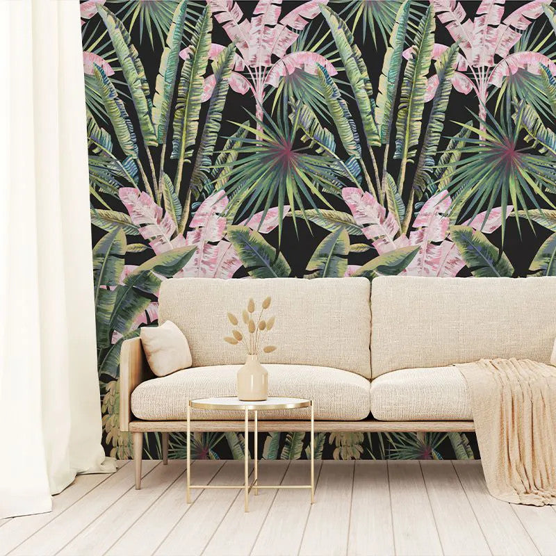 Blush Groove in black Wallpaper Vladila