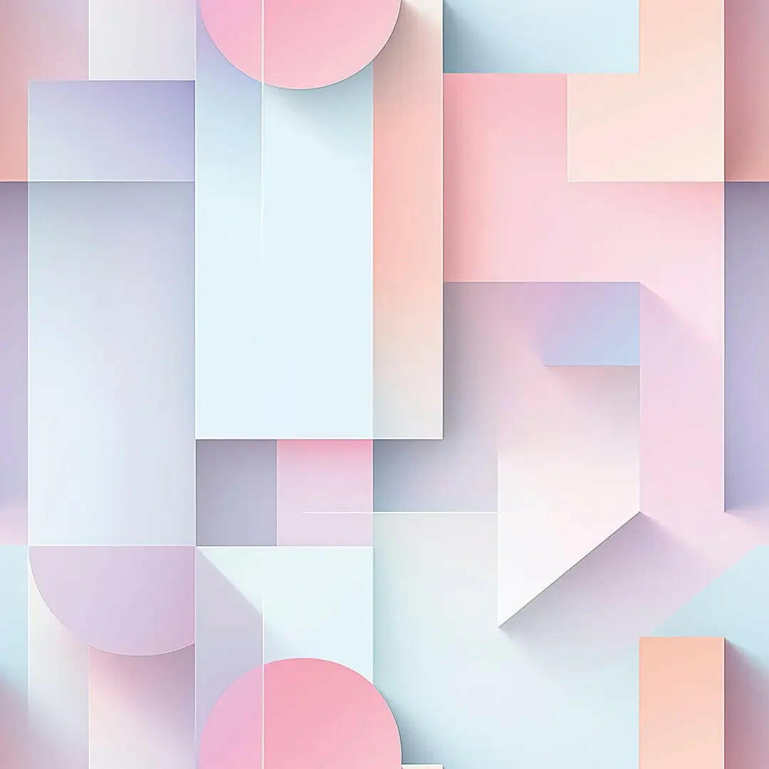 Dreamscape Dimensions Pastel Mural - WallCreatives