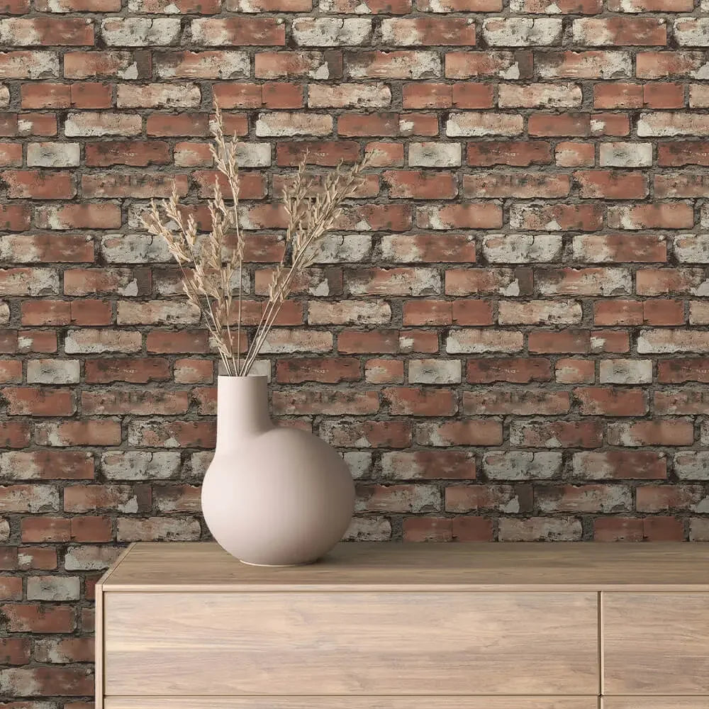 Historic Warehouse Exposed Brick - WallCreatives