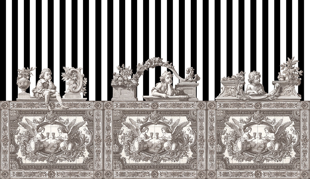 Tapet Opulent Friezes cream WallCreatives