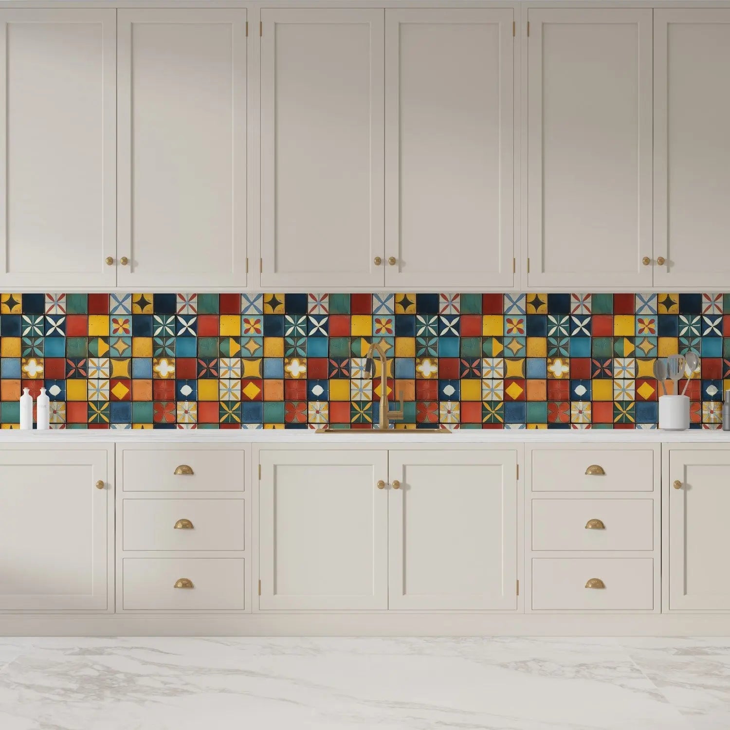 Hacienda Garden Patchwork WallCreatives