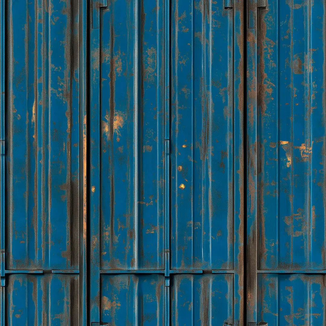 Cobalt Cargo Bay Wall - WallCreatives
