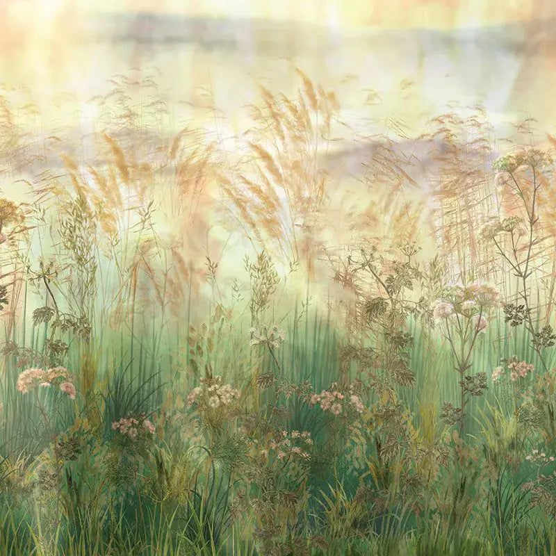 Bright Greenery Sunset Wallpaper Vladila