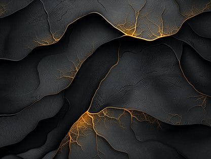 Golden Rift in Midnight Stone