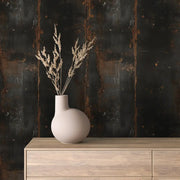 Midnight Forge with Copper Veins - WallCreatives