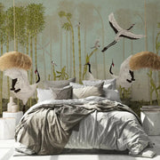 Red Crown Sanctuary in Sky Blue Wallpaper Vladila