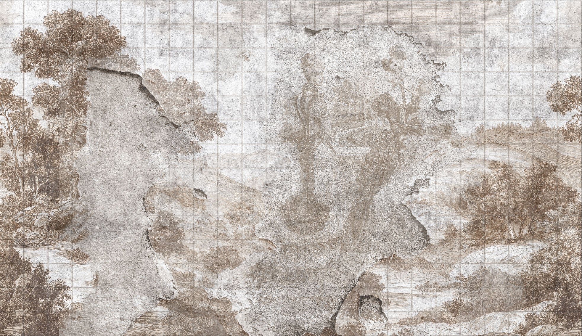Tapet Tree of Eternity cream WallCreatives