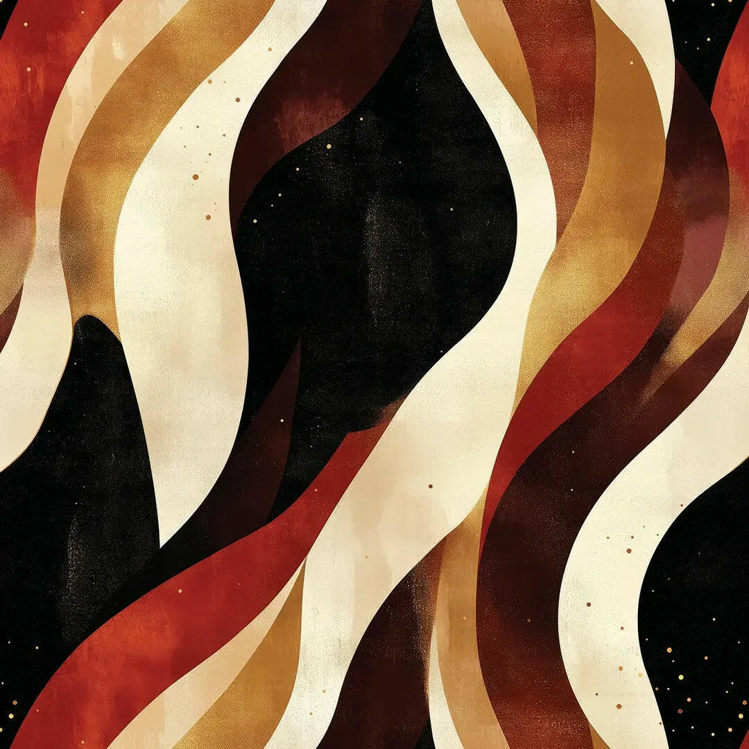 Midnight Ember Dance - WallCreatives