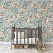 Anca's Fawn In Green Wallpaper Vladila
